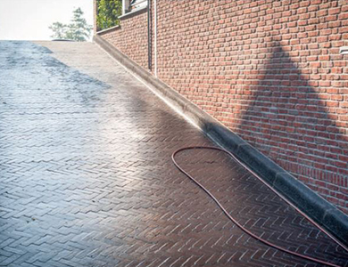 Een van de vele handigheidjes: opritverwarming bij vorst