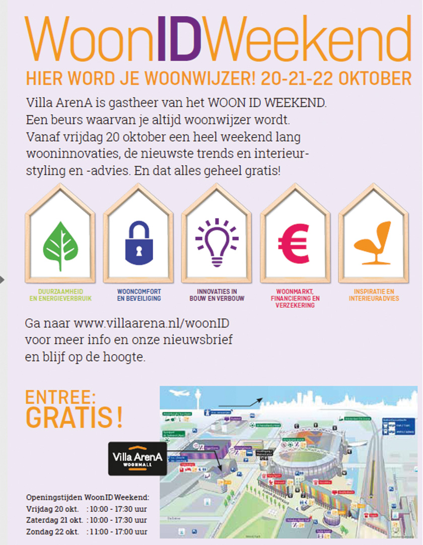 WoonID weekend in Villa Arena